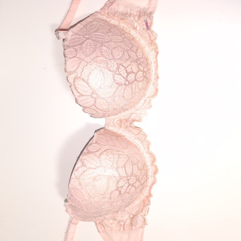 PINK Victoria's Secret Lace Bra - Light Pink